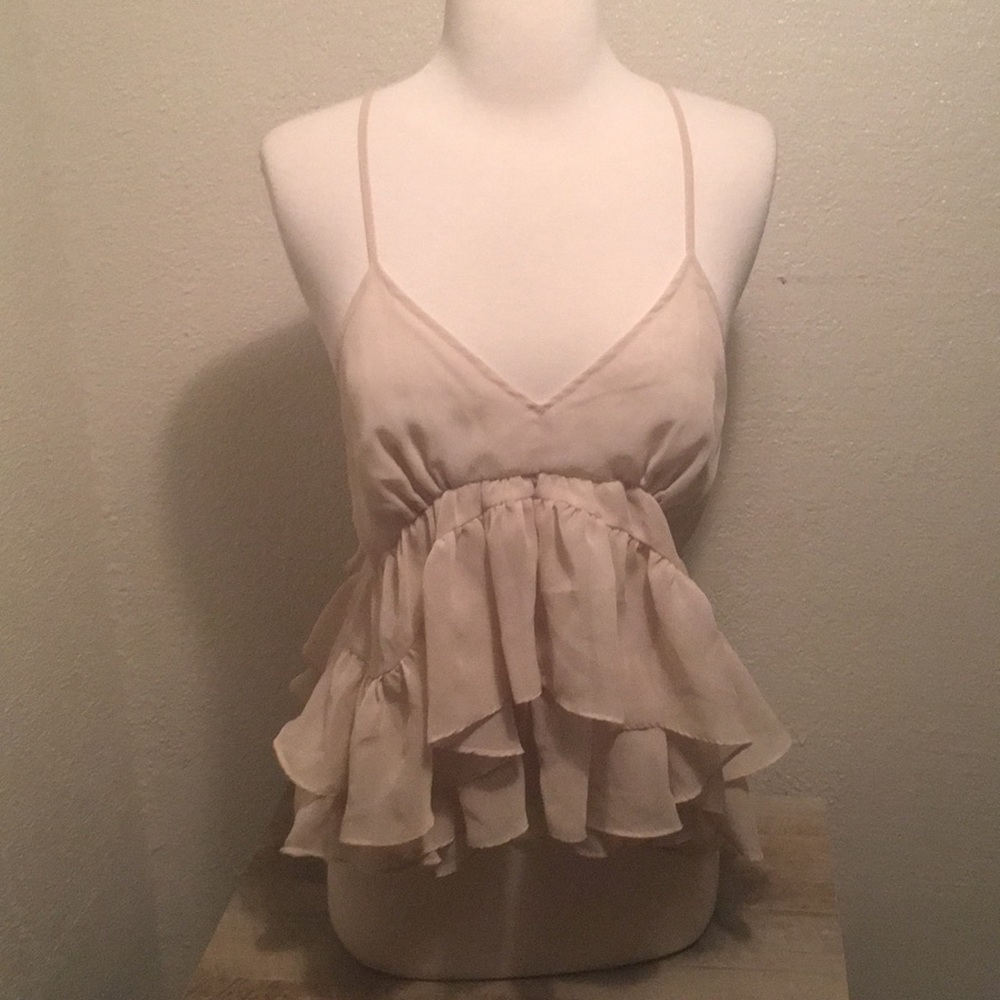 Ruffle tank